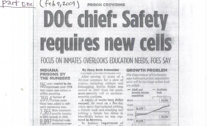DOC chief: Safety requires new cells