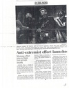 Article: Anti-extremest effort launched