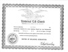 Universal Life Church Doctorate of Religous Humanities