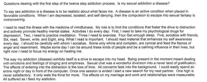 Is My Sexual Addiction A Disease? 