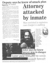 Attorney Attacked By Inmate