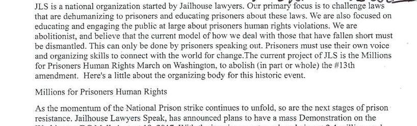 Jailhouse Lawyers Speak