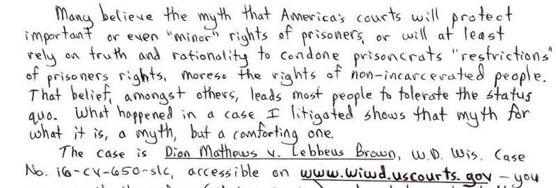 An Example Of Myth = Justice In America's Court
