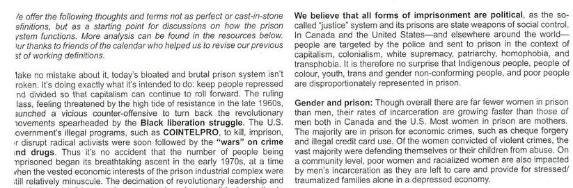 Some Thoughts On Prisons & Political Prisoners