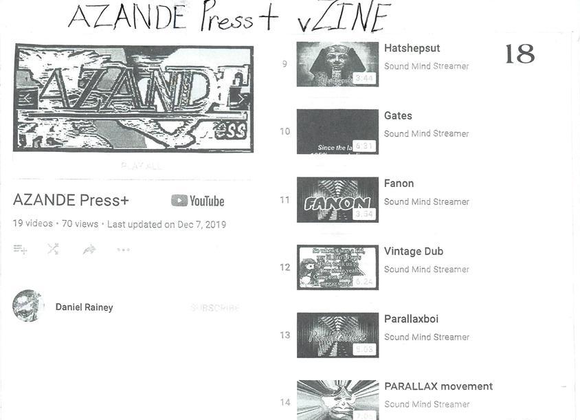 Azande Press + vZine