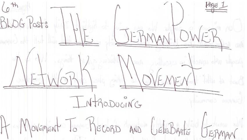 The German Power Network Movement