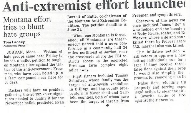 Article: Anti-extremest effort launched