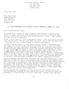 Your Response to My Letter To Luis Spencer Of March 10, 2012