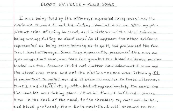 Blood Evidence - Plus Some