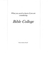 Bible College