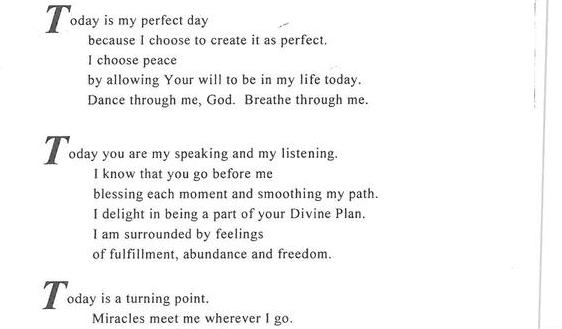 Perfect Day Prayer