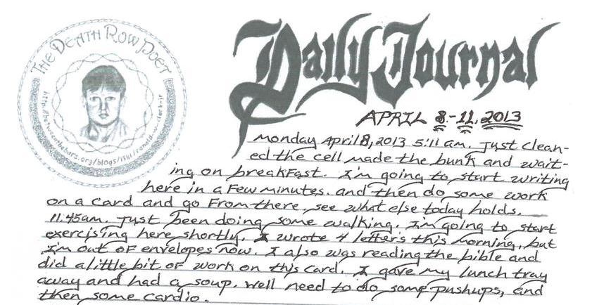 Daily Journal - April 8-11, 2013