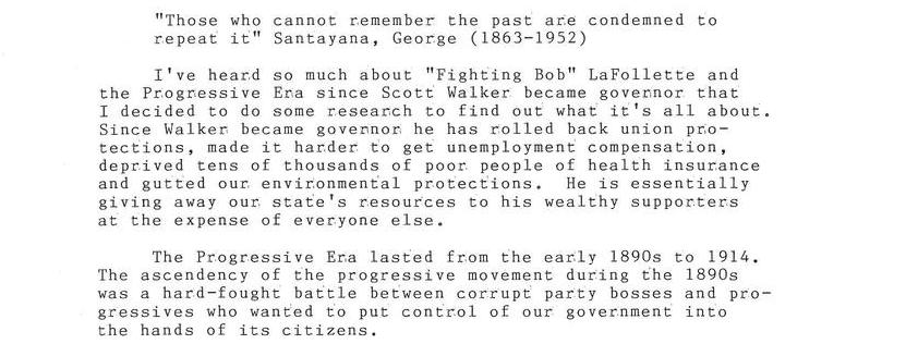Fighting Bob LaFollette and the Progressive Era