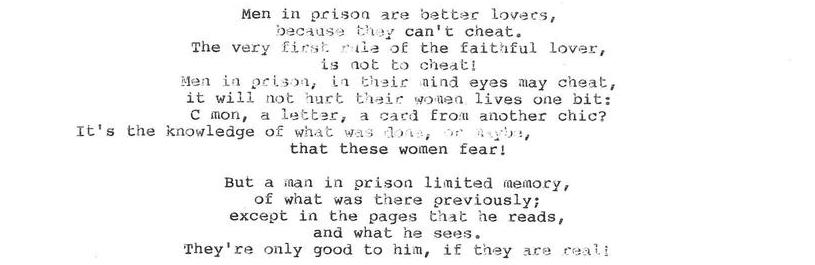 Men In Prison Are Also Lovers