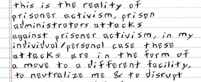 The Reality Of Prison Activism...