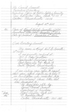 Claim letter to Secretary Bennett