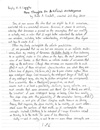 More Thoughts on Artificial Intelligence