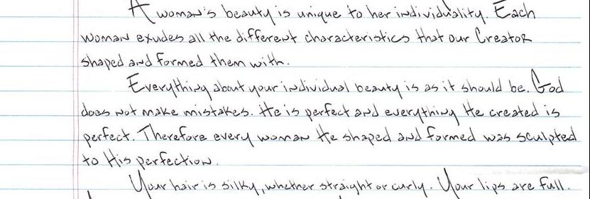 A Woman's Individual Beauty