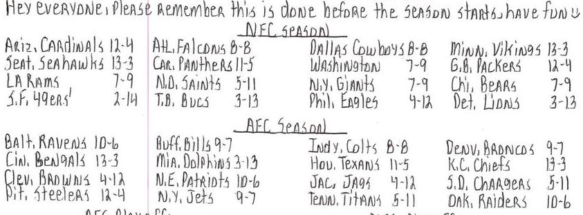 Picks For The NFL Season And Playoffs