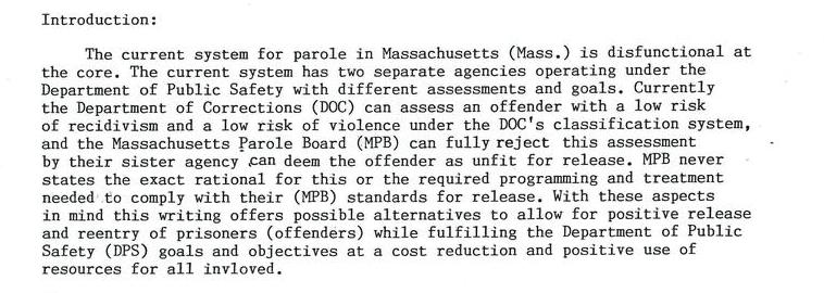 Free Speech Central: Massachusetts Parole Board and Massachusetts Department of Corrections