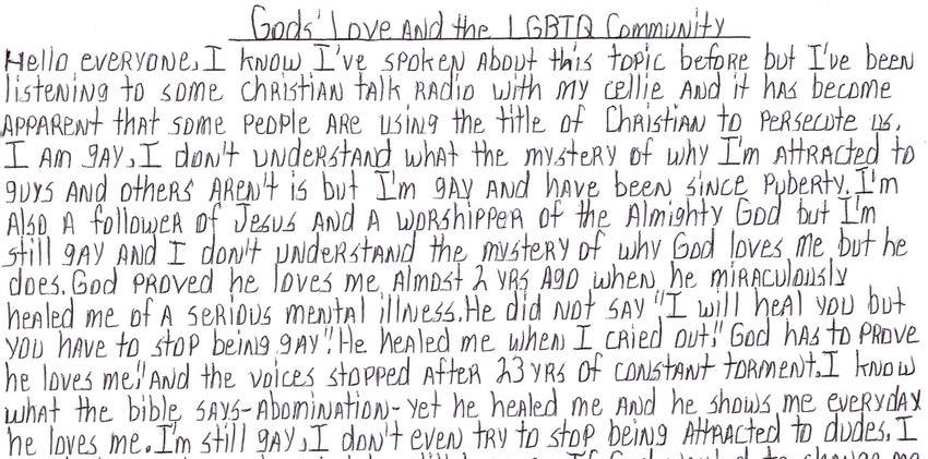 God's Love and the LGBTQ Community