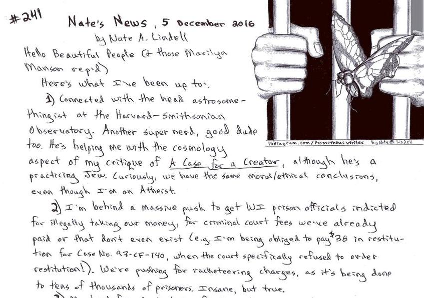 Nate's News, 5 December 2016