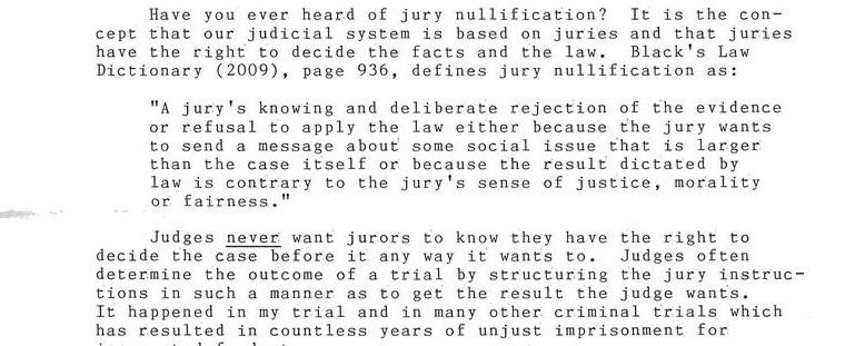 Jury Nullifaction