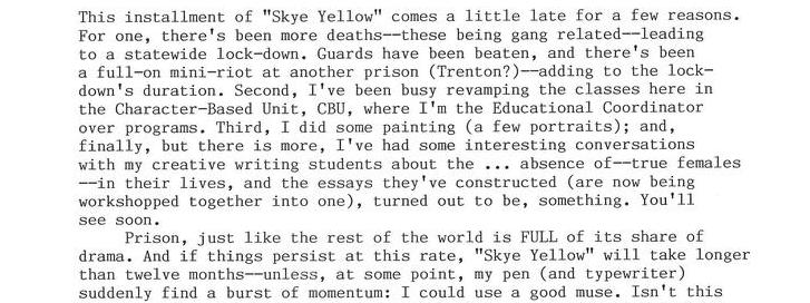 Skye Yellow: Chapter Three