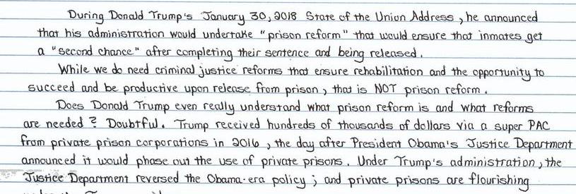 Trump's Prison Reform