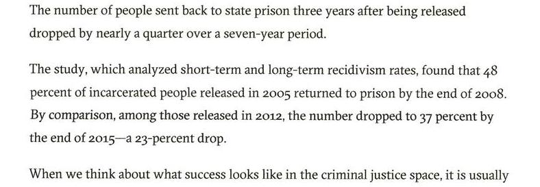 Fewer People Are Going Back To Prison- But That Doesn't Paint The Entire Picture