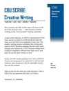 Creative Writing