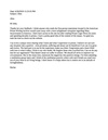 Comment response