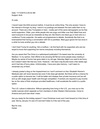 Comment response