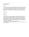 Comment response