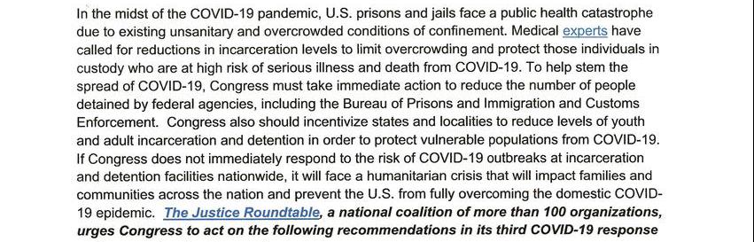 Recommendations For Protecting Incarcerated Youth And Adults During The COVID-19 Pandemic