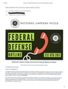 NLG Announces Federal Defense Hotline