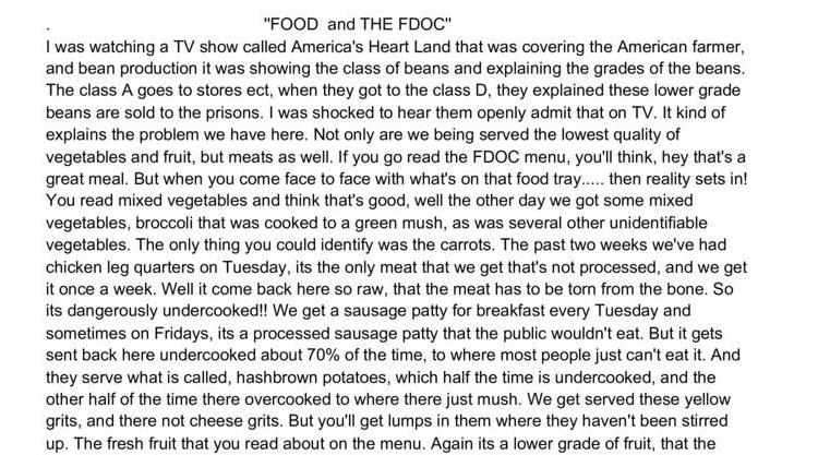 Food and the FDOC