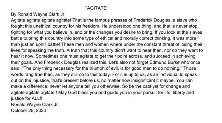 Agitate