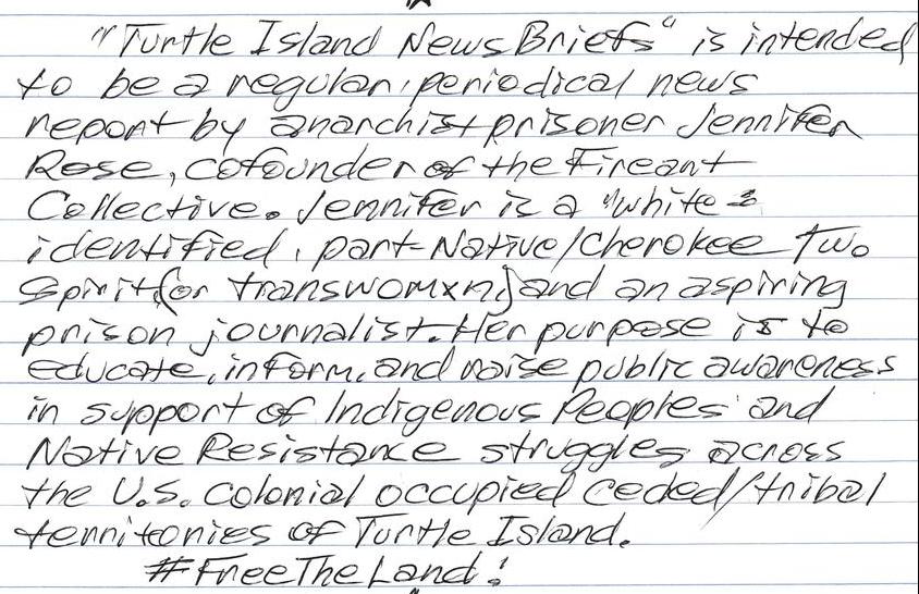 Turtle Island News Briefs #1