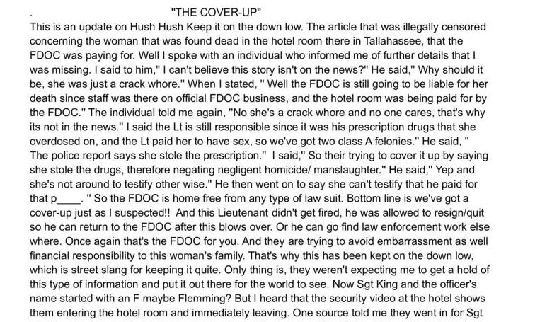The Cover-up