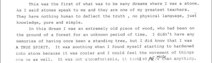 Dreamed I Was A Stone