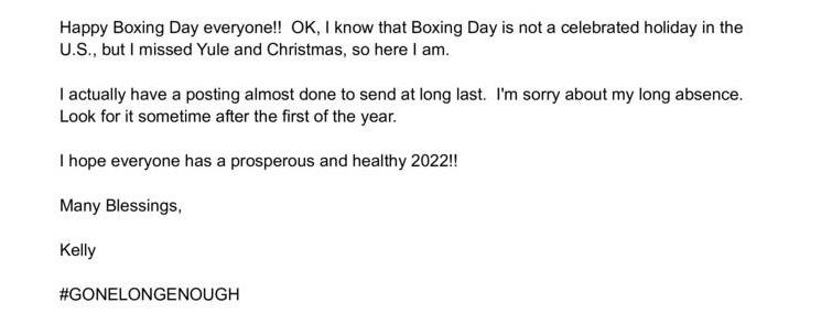 Happy boxing day!