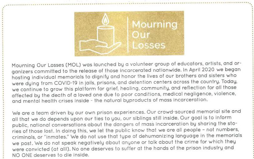 Mourning Our Losses