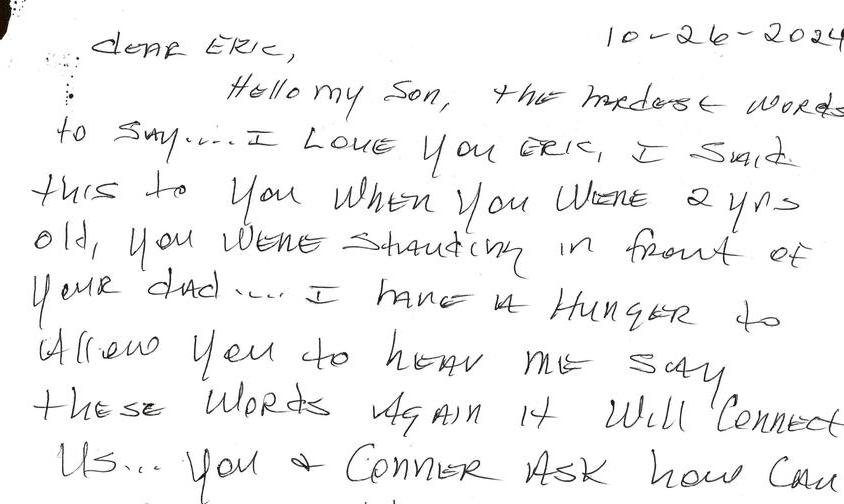 Dear Eric