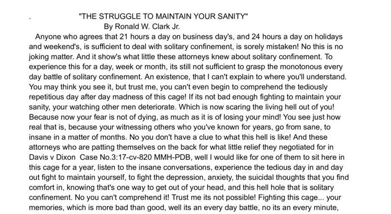 The Struggle to Maintain Your Sanity