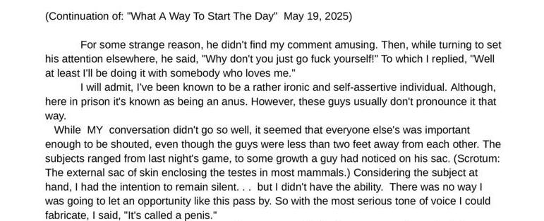 What A Way to Start the Day part 2