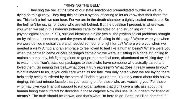 Ringing the Bell