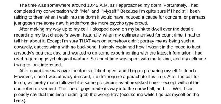 Odds and Ends of a Non-Typical Day