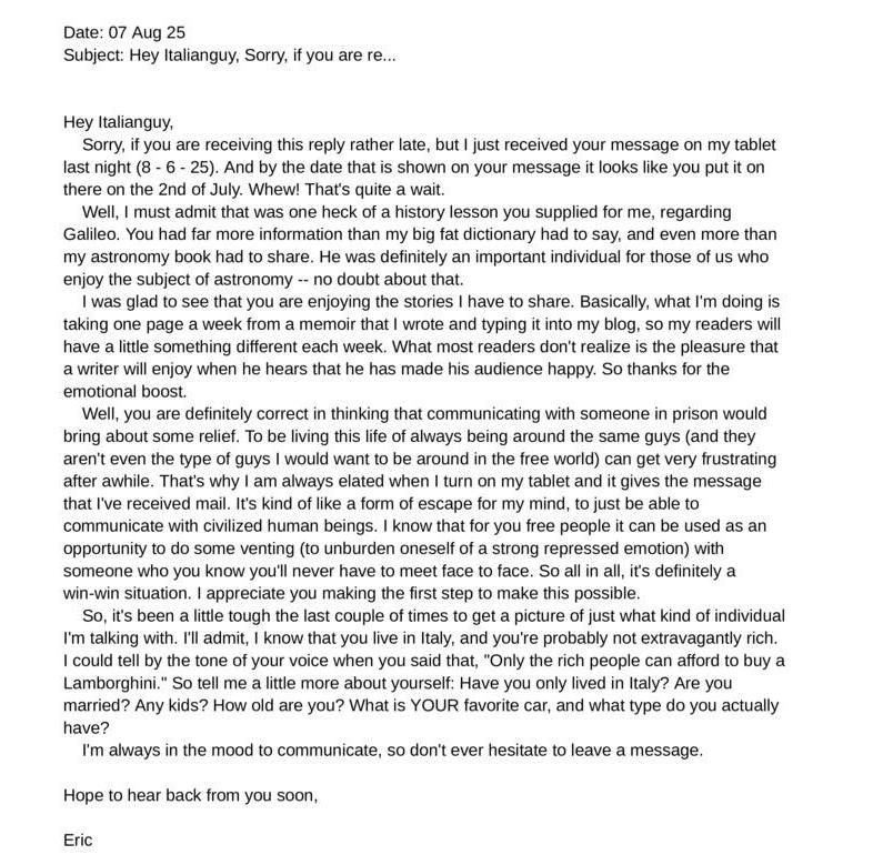 Comment response