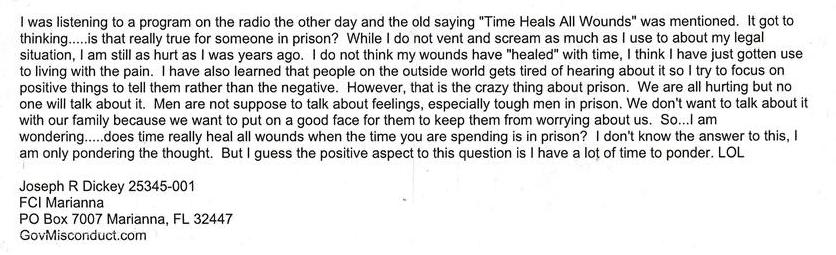 Does Time Really Heal All Wounds?